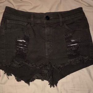 Boutique Black Jean Shorts